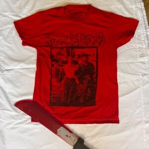 Red 'Boyz N The Hood' Graphic T-Shirt